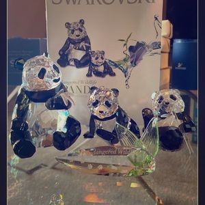 Swarovski endangered wildlife panda collection